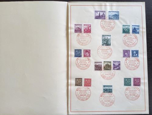 Böhmen mähren faltblatt - u.,