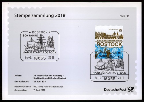 Brd sonderstempel blatt - brd, sonderstempel-blatt