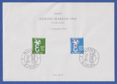 Bund 1958 europa marken - bund,
