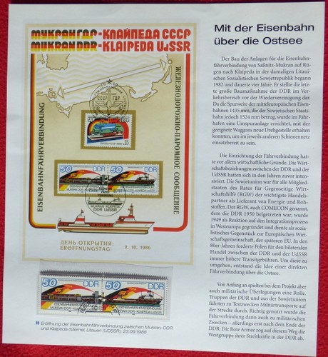 Ddr ersttagesbrief sonderblatt - ersttagesbrief,