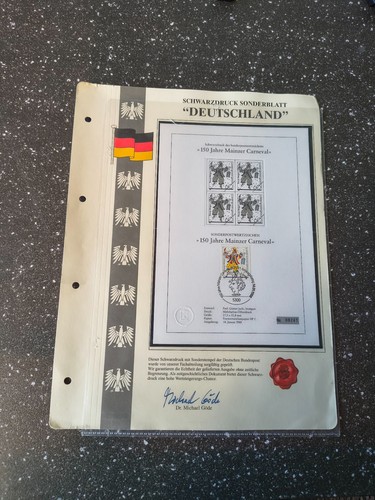 Schwarzdruck sonderblatt - schwarzdruck,