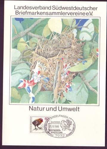 Bund 1102 sonderblatt natur - 1102,