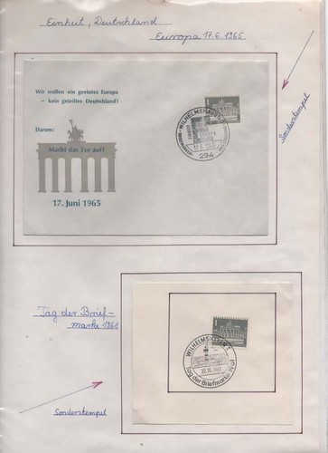 Sammelblatt zur berliner marke - sammelblatt,