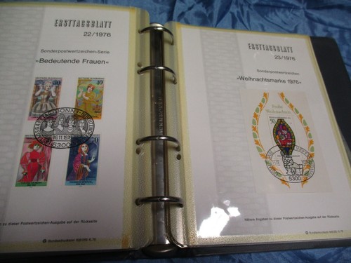 Album mit x ersttagsblatt - album,