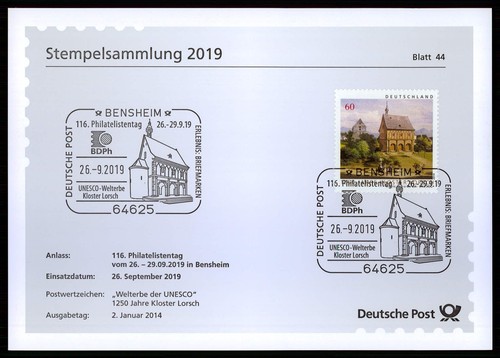 Brd sonderstempel blatt - brd, sonderstempel-blatt