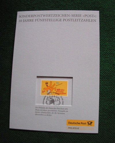 Bund sonderpostwertzeichen - bund,