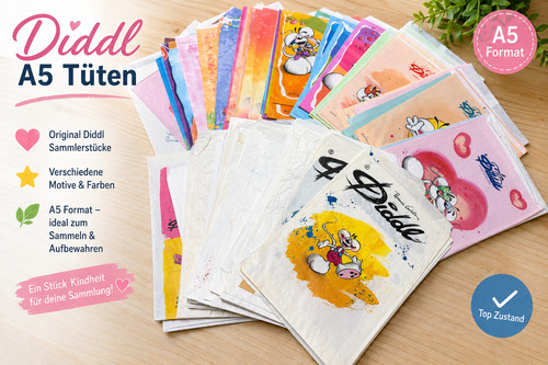 Diddl tüten und käseblatt - a5,
