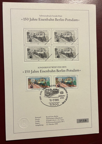 Schwarzdruck sonderblatt 150 - schwarzdruck,