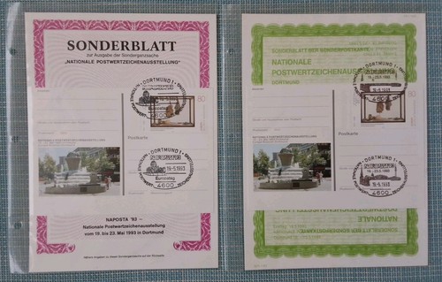 Sonderblatt naposta 93 - naposta, '93