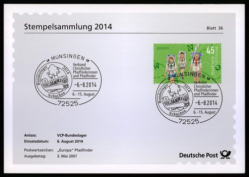 Brd sonderstempel blatt - brd, sonderstempel-blatt