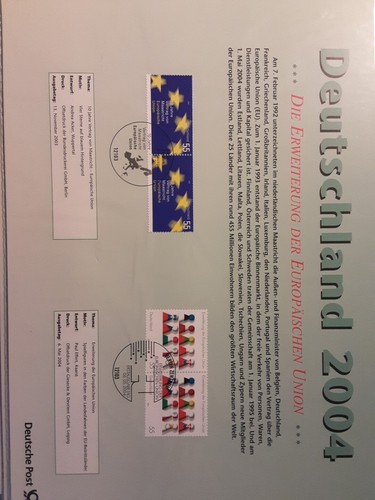 Sonderblatt deutsche post 2004 - sonderblatt,