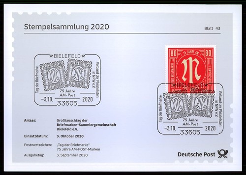Brd sonderstempel blatt - brd, sonderstempel-blatt