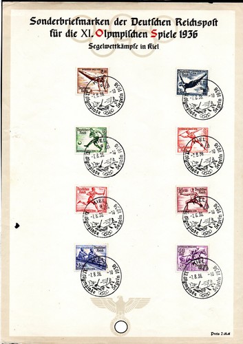 Erinnerungsblatt olympia 1936 - erinnerungsblatt,