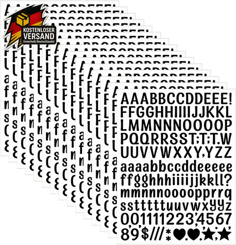 Blatt buchstaben aufkleber - blatt, buchstaben-aufkleber