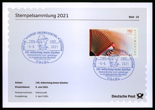 Brd sonderstempel blatt - brd, sonderstempel-blatt