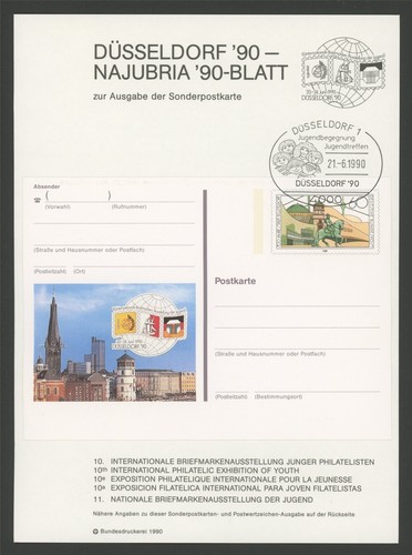 Brd sonderblatt 1990 - brd,