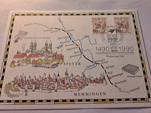 Sonderblatt 500 jahre post - sonderblatt,