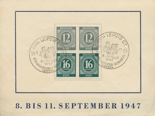 Alliierte besetzung 1946 - besetzung, x