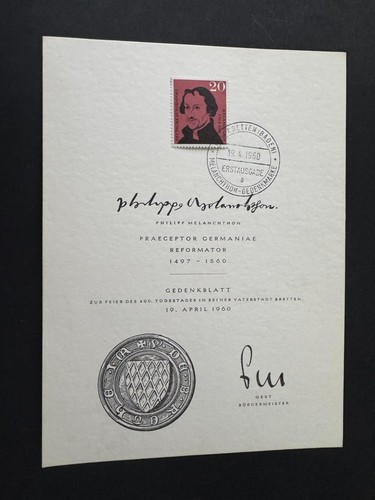 Bund 328 fdc sonderblatt - bund,