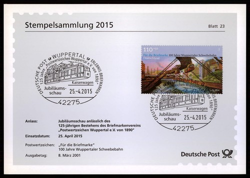 Brd sonderstempel blatt - brd, sonderstempel-blatt