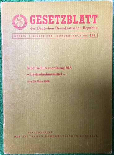 Gesetzblatt ddr sonderdruck - gesetzblatt,